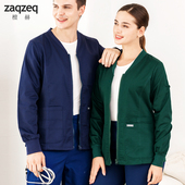 手术室护士上衣长袖 医生工作服洗手衣加厚刷手衣巡回手术服外套冬