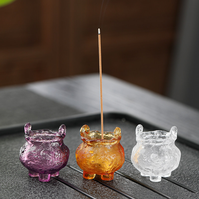 新中式古法琉璃线香小香炉茶道香薰炉创意复古茶室禅意香道摆件,餐饮具,茶道/香炉,淘宝优惠券,粉丝福利购,淘宝优惠卷