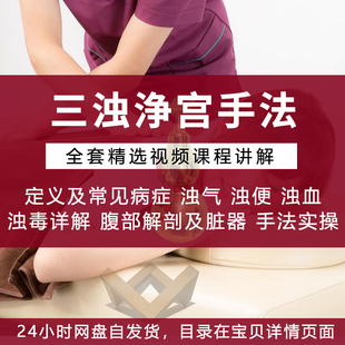 脏腑机能调理手法腹部推拿U盘排毒视频教程腹部解剖中医课程优盘