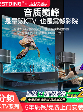 威斯汀专业家庭ktv音响套装卡拉ok点歌机唱歌全套家用k歌影院音箱