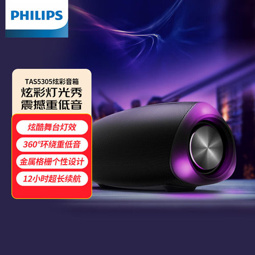 飞利浦TAS5305蓝牙音箱重低音