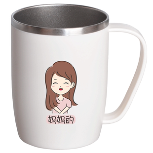 日式304不锈钢洗漱口杯儿童刷牙杯子ins风套装一家三四口简约可爱