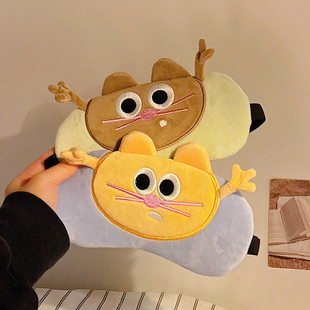 可爱眼罩睡眠专用女士缓解眼疲劳护眼罩学生睡觉遮光0压感眼睛罩