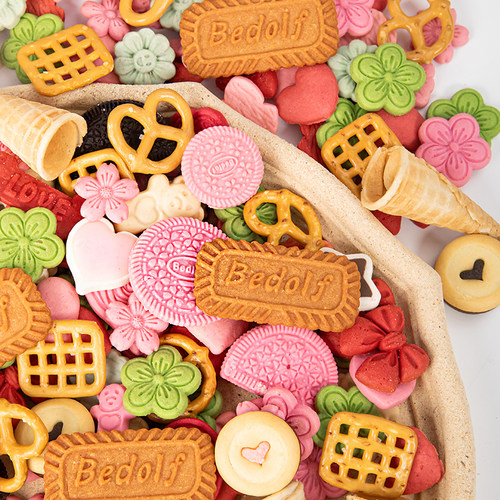 劳仑兹蝴蝶型饼干蛋糕装饰碱水星星焦糖烘焙纸杯生日蛋糕网红插件