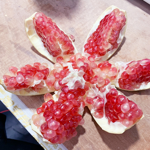 云南蒙自石榴甜硬籽子有怀远酸甜超大新鲜整箱水晶超大粒薄皮水果