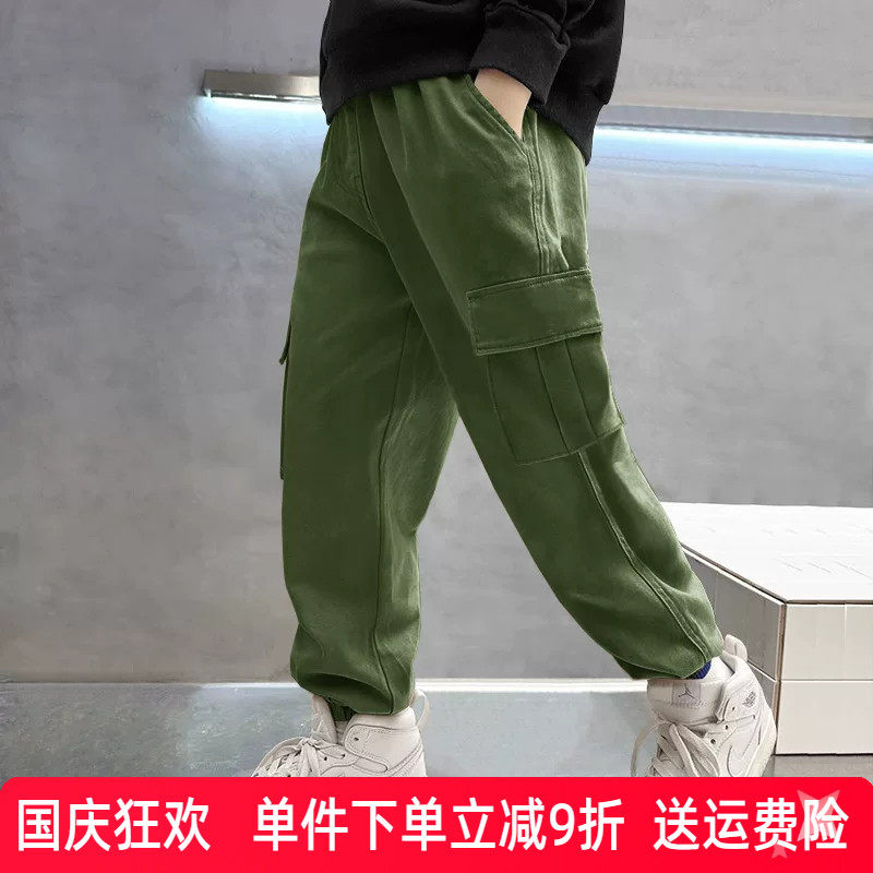 男童长裤工装裤中大童