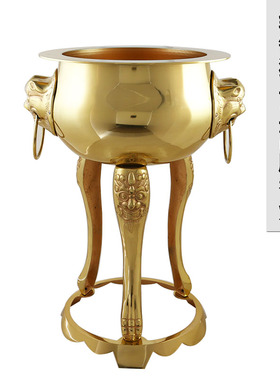 纯铜寺庙祠堂供奉佛前狮头