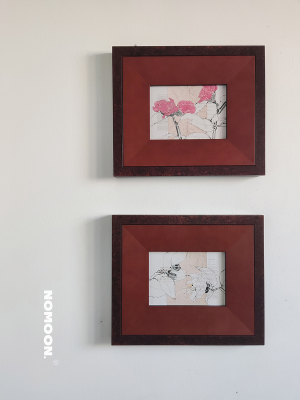 NOMOON客厅中古风装饰画高级感