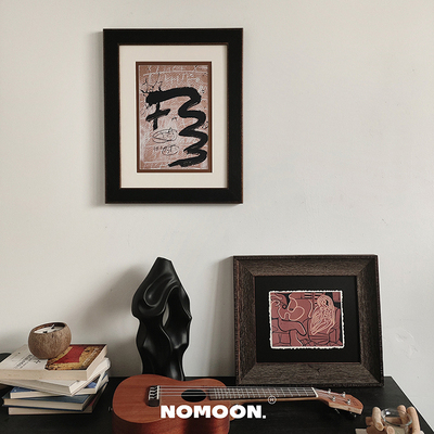 NOMOON客厅中古风抽象中古装饰画