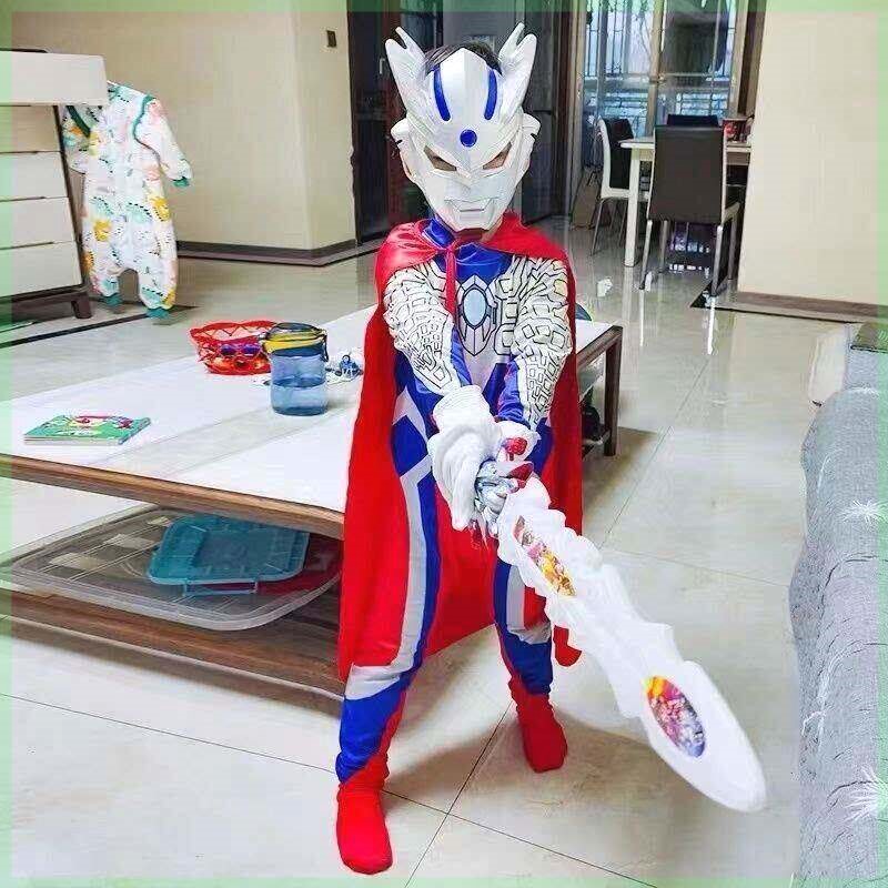 赛罗奥特曼衣服男童迪迦儿童舞台演出cos服大人版男女童表演服装