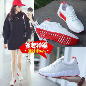 练车鞋女学车专用鞋软底科二踩离合驾考鞋百搭春季防滑开车运动鞋