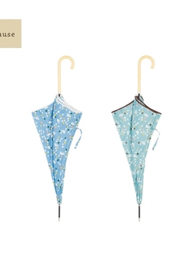 新品 北极熊日本because小清新女士长柄晴雨伞 两用手动