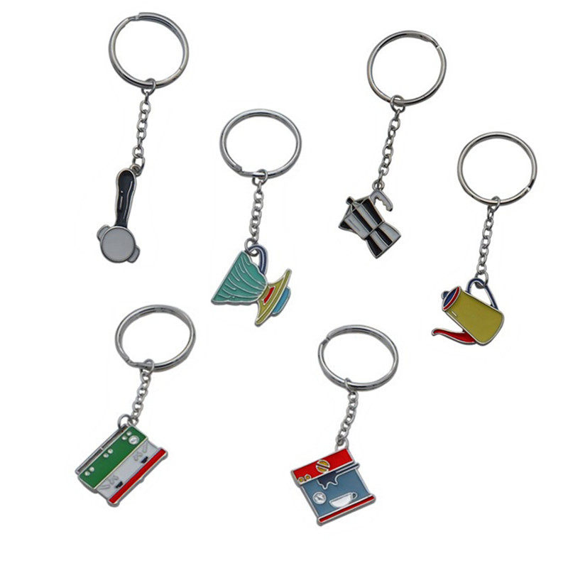 Coffee Series(Hand punch pot/Moka/Filter bowl/Pressure powder feeder/Coffee)Metal Drip Keys hanging bucklein the Accessories/Fashion Jewelry, Other Jewelry  category - from Buy2taobao.com to provide professional Taobao agent buy service