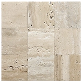 Бежевый травертин, мозаика, настенная наклейка, натуральный мрамор, головоломка, напольная плитка для ванной, туалета, бара, фоновая стена, Интернет-знаменитости