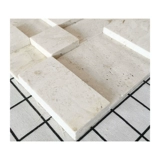 Белоснежные мраморные мозаичные наклейки на стену, камень, лунный свет, бежевый, 3d плитка, фон для гостиной, стены, вход в ванную комнату