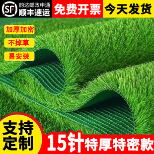 仿真草坪地毯人造绿色塑料假草皮户外人工地垫阳台幼儿园装饰铺垫