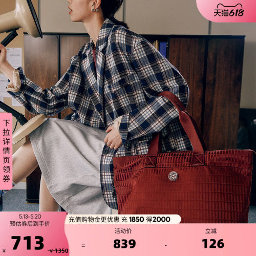 Kipling女款春夏旅行包轻便帆布单肩包电脑包托特包|COLISSA UP
