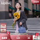DEFEA Kipling女款 2025秋冬新轻便手提单肩包斜挎包保龄球包 MINI