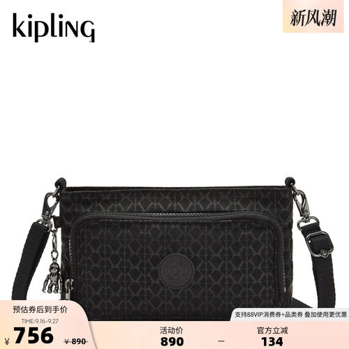 kipling新款轻便帆布时尚单肩包