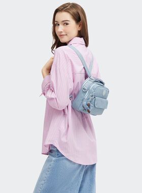 kipling女款2025秋冬新款迷你可爱多背法单肩斜挎包小方包|CANDY