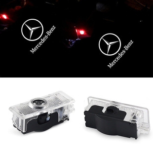 适用于奔驰led迎宾灯CLA CLS A207 C207车门灯改装投影灯镭射灯