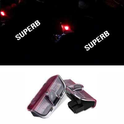 适用斯柯达迎宾superb速尊车门灯