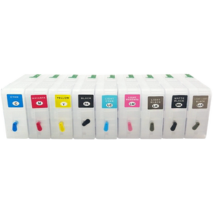 MAG适用 爱普生P808 P800填充墨盒A2+幅面彩色照片打印机连供墨盒 P808A2大幅面打印机填充连供墨水盒 油墨盒