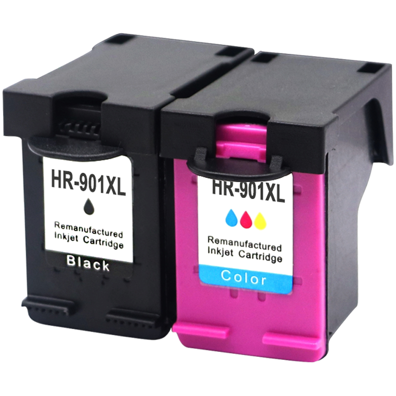 MAG适用惠普HP OfficeJet 4500 Desktop J4580 J4640 J4660 J4680彩色喷墨打印机墨盒901XL油墨盒CC654AA黑色