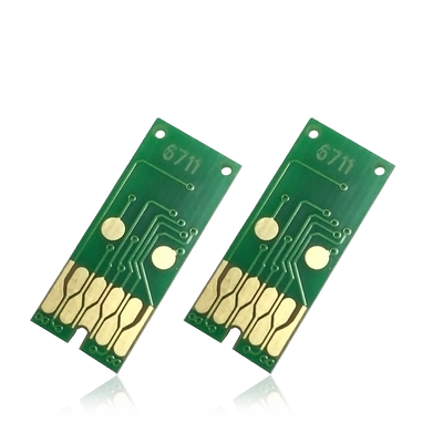 MAG适用 爱普生T6711废墨仓芯片WF-3011 3520 3531 7111 7621 7620 L1455 WF-7610 3621打印机维护箱芯片清零