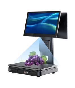 超市收银一体称net8AI识别零食干货炒货生鲜超市卤味水果七华称