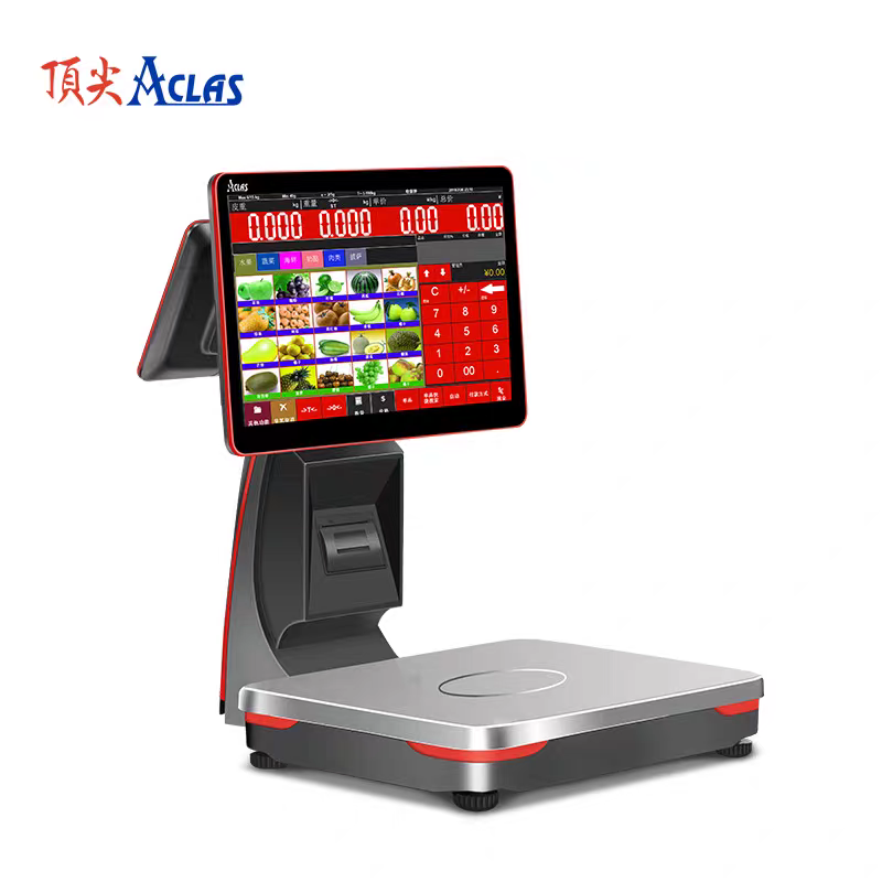 顶 尖aclas IR6x 收银称重一体称ai识别超市水果干货烘焙糕点零食