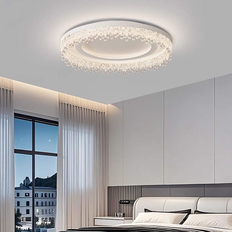 灯品仕卧室吸顶灯创意现代简约设计师高级感护眼led房间吸顶灯