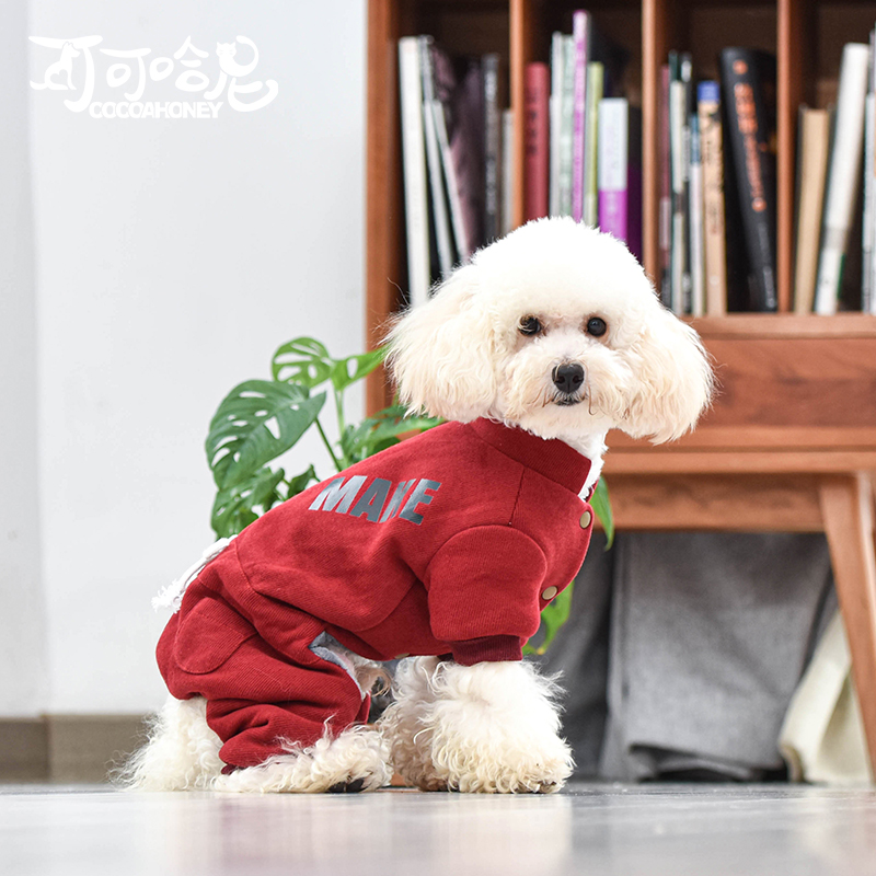 宠物衣服秋冬网红狗狗小型犬比熊