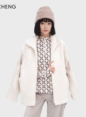 Ji Cheng吉承原创设计保暖摇粒绒外套男女情侣款棉衣薄款冬季棉服