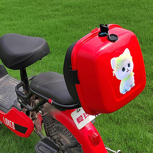 雅迪C12C18C09电动车后备箱台铃Q糖大果粒小刀奶茶无极电瓶车尾箱