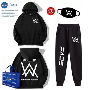 衣服套装 衣服战衣艾伦沃克穿搭同款 strong哥潮 秋冬季 NASA嘉豪同款