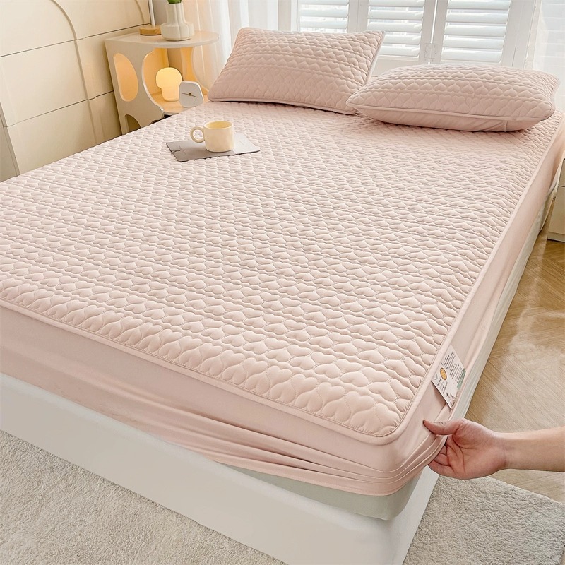 雅鹿加厚防水隔尿床笠单件席梦思床垫保护床罩2024新款秋冬床单套