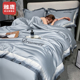 雅鹿冰丝夏被空调被非天丝夏凉被四件套夏天薄被全套一整套可机洗