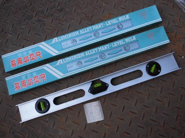 九十年代老货钻石牌水平尺三水泡水平尺高精度平衡尺家用装修工具