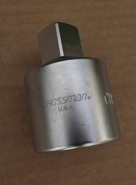 原装进口美国CROSSMAN十字牌1寸重型套筒变径头转换用接头1寸变19