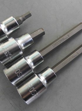进口货CROSSMAN美国十字牌1/2大飞六角旋具套筒加长六棱批头套筒