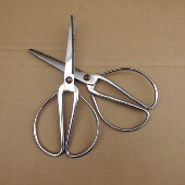 八十年代老货手工锻打贴钢张小泉裁缝剪刀25厘米大号裁布剪老剪刀