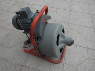 库存原装进口老货RIDGID美国里奇管道疏通机大型鼓轮式电动疏通机