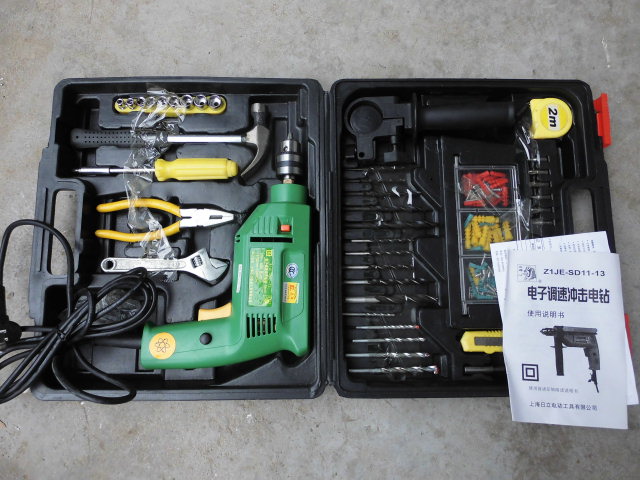 老货日立龙牌冲击钻118件套装工具电子调速冲击电钻Z1JE-SD11-13|ruв категории оборудование/инструменты, электрический инструмент, Другие электрические инструменты - от Buy2taobao.com для оказания профессиональной услуги покупки агента Taobao