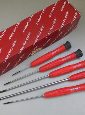 库存正品ENDURA力易得微型塑柄螺丝批一字十字迷你螺丝刀钟表批