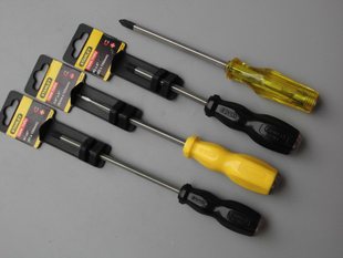 台湾产老款史丹利通体螺丝刀十字一字耐敲击起子高硬度穿心螺丝批