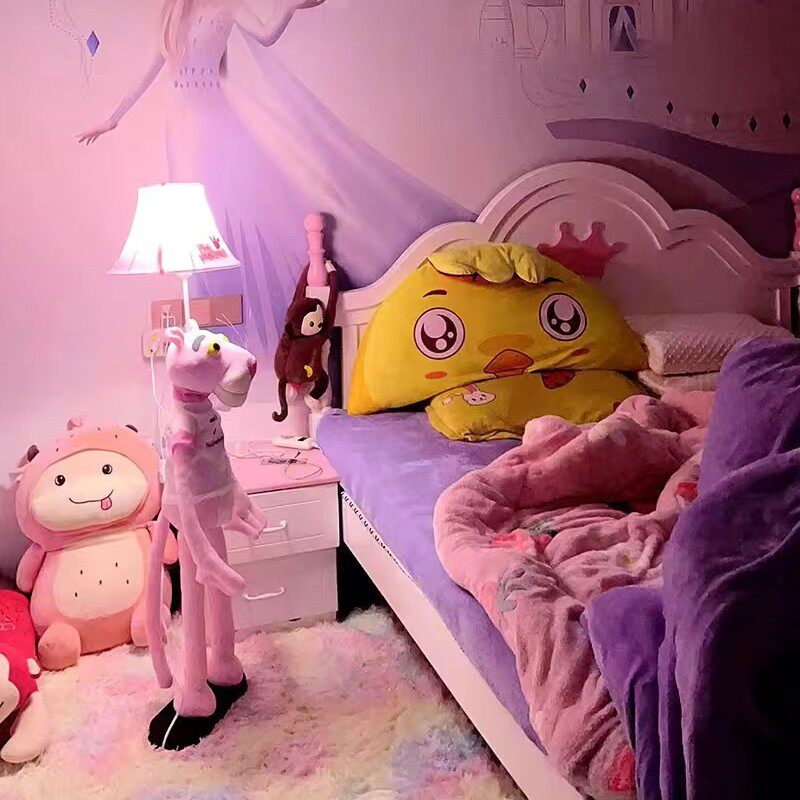 落地灯ins风卡通卧室公主北欧客厅创意立式台灯具灯饰网红床头灯