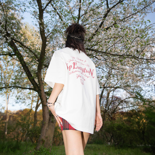 YEP经典logo印花短袖t恤女夏季