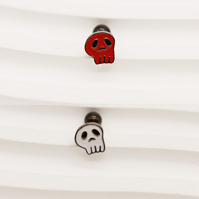 getta鬼脸耳骨钉个性耳钉穿刺耳钉cartilage earring