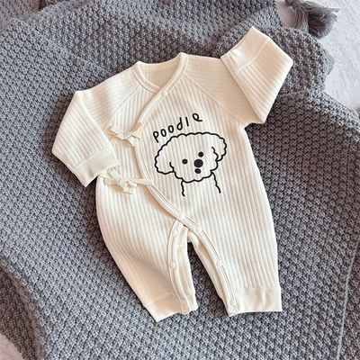 保暖透气冬季系带连体衣三层保暖